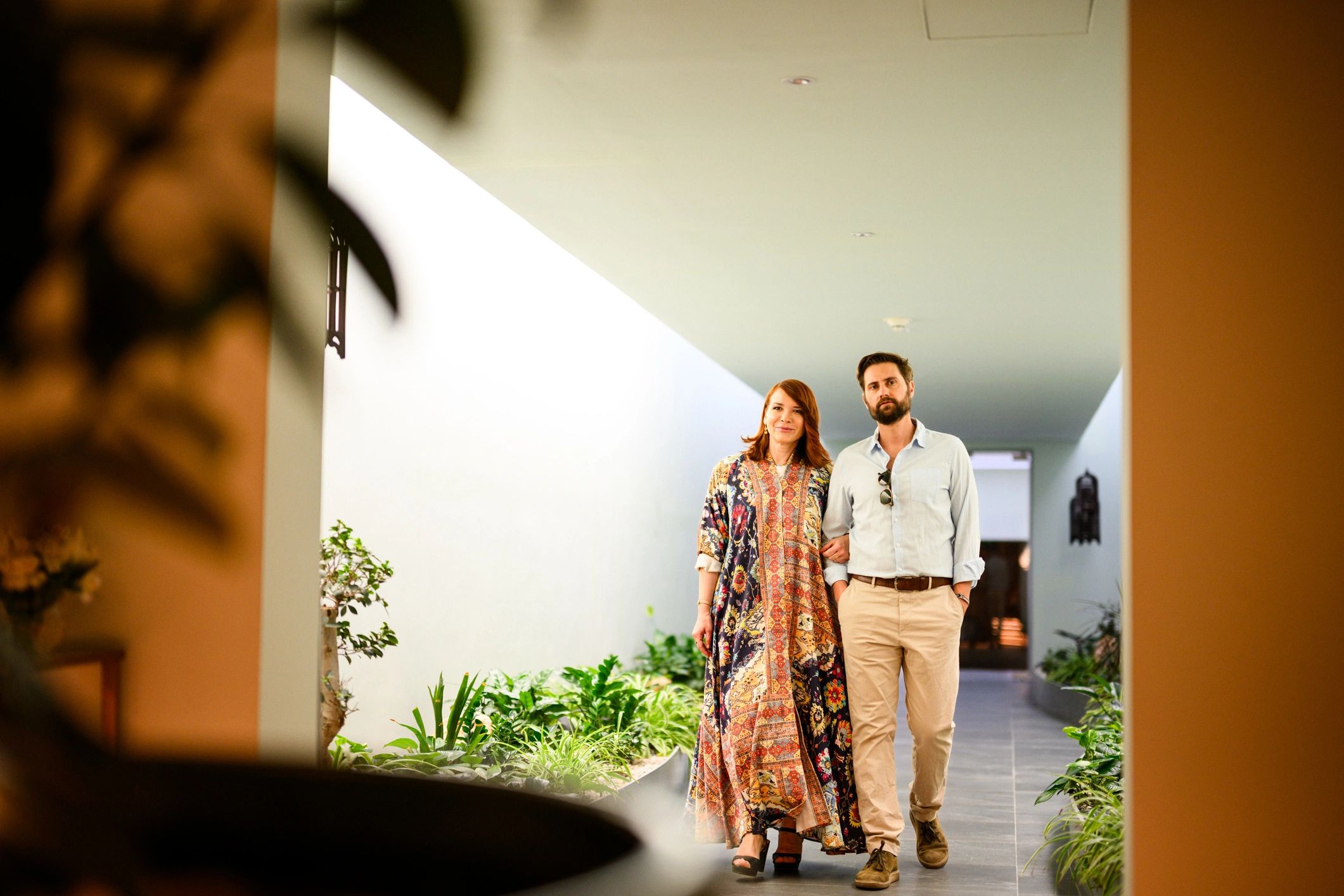 Luxury travel couple adventure
